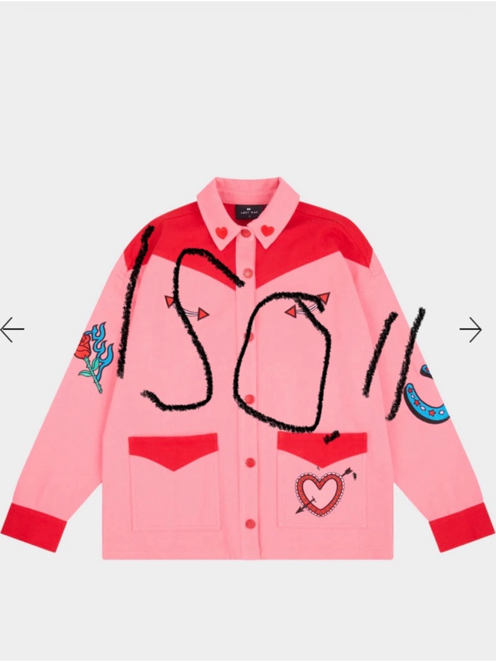 ISO lazy oaf lucky horseshoe jacket xs/s